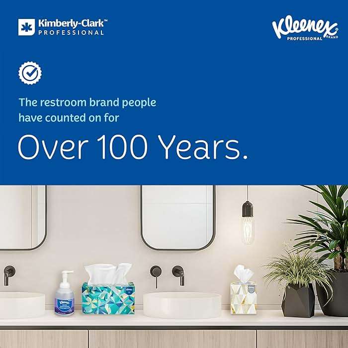 Kleenex Professional Universal Hard Roll Paper Towels, Bulk (01080), Hardwound 1.5" Core, Premium Absorbency Pockets, White (12 Rolls at 425' Each, 5,100'/Case) - Image 5