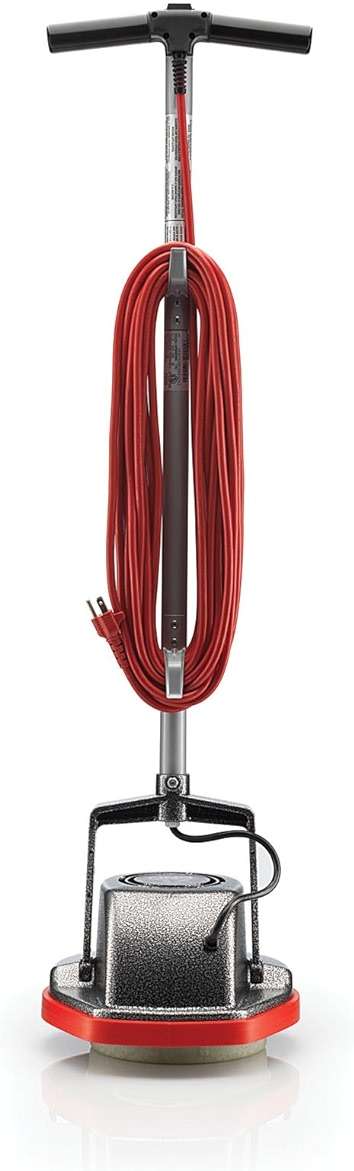 Oreck Commercial Orbiter Hard Floor Cleaner Machine, Multi-Purpose Floor Cleaning, Random Orbital Drive, Wide Cleaning Path, 50-Foot Long Cord, ORB550MC, Gray/Red - Image 2