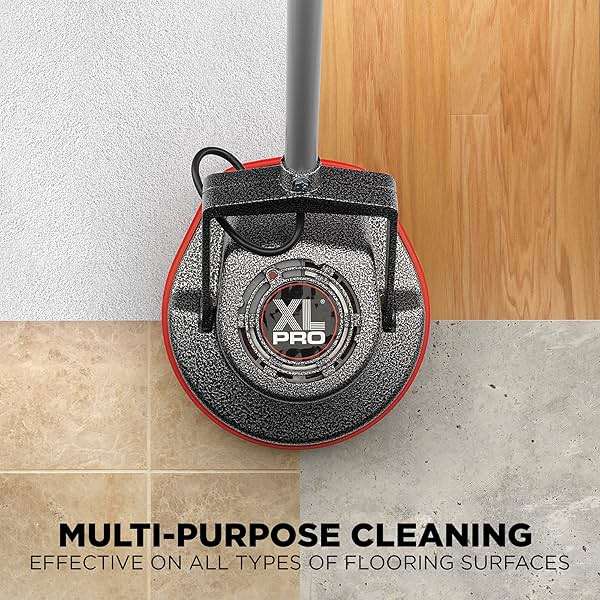 Oreck Commercial Orbiter Hard Floor Cleaner Machine, Multi-Purpose Floor Cleaning, Random Orbital Drive, Wide Cleaning Path, 50-Foot Long Cord, ORB550MC, Gray/Red - Image 4