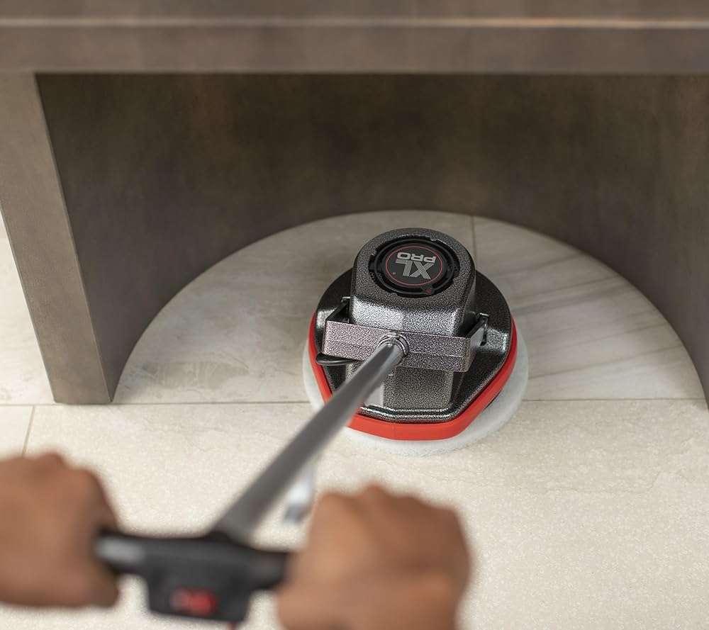 Oreck Commercial Orbiter Hard Floor Cleaner Machine, Multi-Purpose Floor Cleaning, Random Orbital Drive, Wide Cleaning Path, 50-Foot Long Cord, ORB550MC, Gray/Red - Image 9
