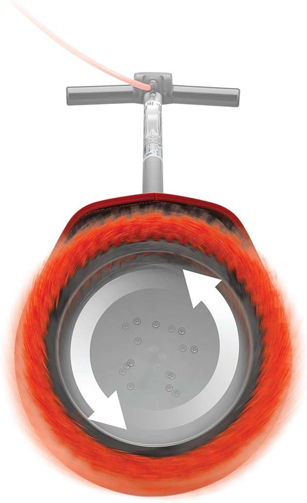 Oreck Commercial Orbiter Hard Floor Cleaner Machine, Multi-Purpose Floor Cleaning, Random Orbital Drive, Wide Cleaning Path, 50-Foot Long Cord, ORB550MC, Gray/Red - Image 10