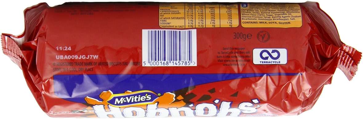 Mcvities Dark Chocolate Hob Nobs Biscuits 300 G (pack Of 4) - Image 3