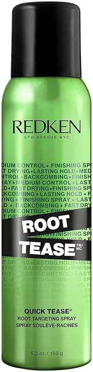 Redken Root Tease Backcombing Finishing Spray For All Hair Types - Matte Finish & Teased Volume Effect, Medium Control - Image 1