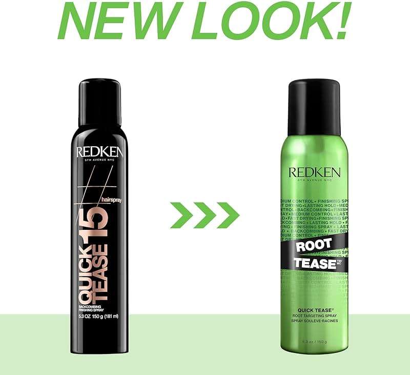 Redken Root Tease Backcombing Finishing Spray For All Hair Types - Matte Finish & Teased Volume Effect, Medium Control - Image 2