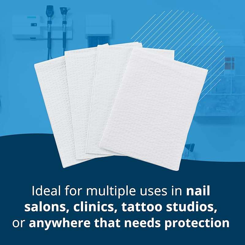 Avalon Papers Professional Towels, White, 13" x 18" (Pack of 500) - Waffle Embossed - 3-Ply Tissue - Dental Consumables (1001A) - Image 4