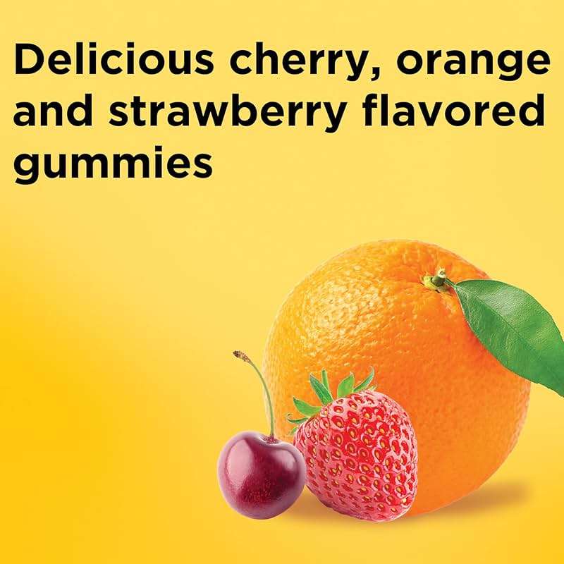 Nature Made Calcium Gummies 500 mg Per Serving with Vitamin D3, Dietary Calcium Supplement for Bone Support, 80 Gummies, 40 Day Supply - Image 3