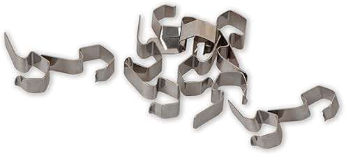 12 Weck Jar Stainless Steel Clips / Clamps - suitable for 6 jars - Image 1