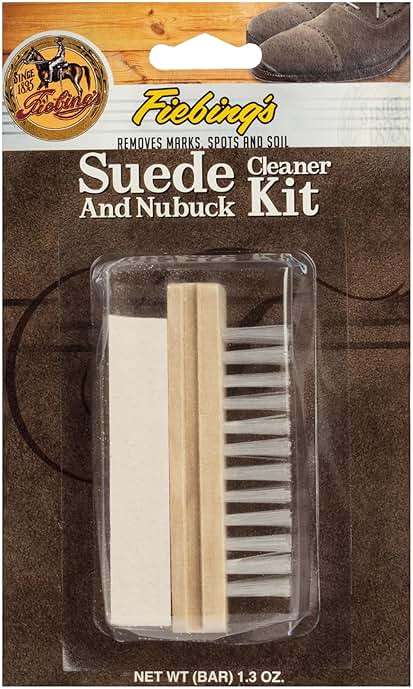 Fiebing's Suede & Nubuck Cleaner Kit - Remove Stains & Clean Shoes Boots Bags Coats, More - Image 2