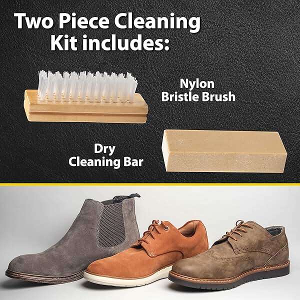 Fiebing's Suede & Nubuck Cleaner Kit - Remove Stains & Clean Shoes Boots Bags Coats, More - Image 5