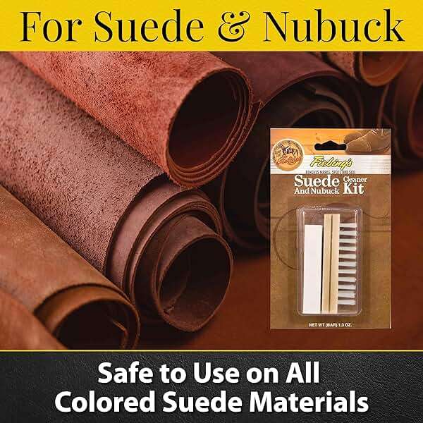 Fiebing's Suede & Nubuck Cleaner Kit - Remove Stains & Clean Shoes Boots Bags Coats, More - Image 6