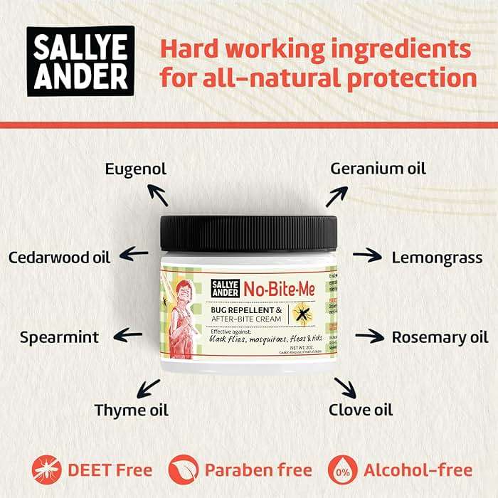 SALLYEANDER No Bite Me Natural Bug & Insect Repellent Lotion - DEET-Free Anti-Itch Cream - Safe for Kids, Infants & Adults - Repels Mosquitoes, Black Flies, Fleas & Ticks - Made in USA, 2oz - Image 2