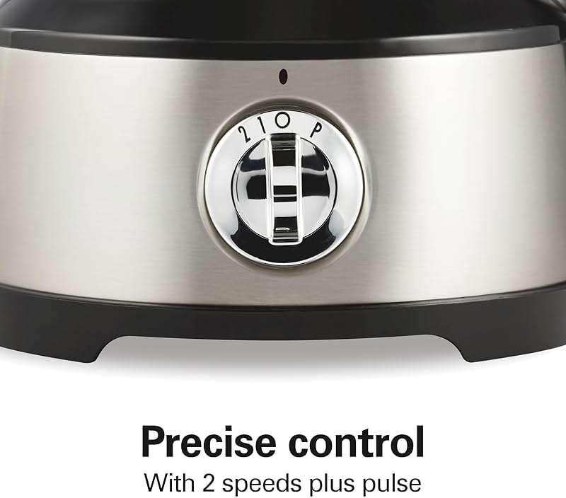Hamilton Beach Food Processor & Vegetable Chopper for Slicing, Shredding, Mincing, and Puree, 10 Cups + Easy Clean Bowl Scraper, Black and Stainless Steel (70730) - Image 7