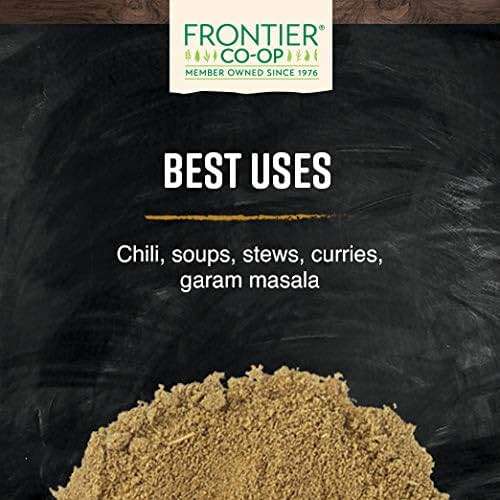 Frontier Co-op Organic Cumin Seed, 1lb Bulk Bag, Ground Cumin Seasoning - Robust Flavor - Perfect Cumin Powder for Chili, Soups, Stews, Curries & More - Image 6