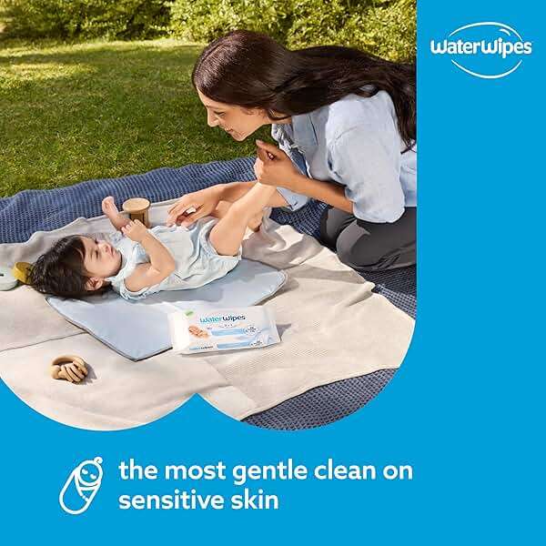 WaterWipes Sensitive+ Newborn & Baby Wipes, 3-In-1 Cleans, Cares, Protects, 99.9% Water, Unscented & Hypoallergenic, 540 Count (9 Packs) - Image 5