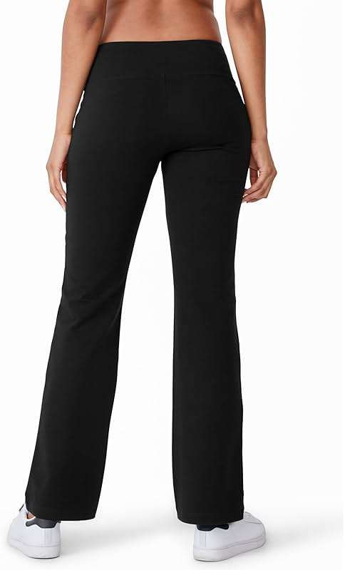 Jockey Women's Active Cotton Stretch Slim Bootleg Yoga Pants - Image 2