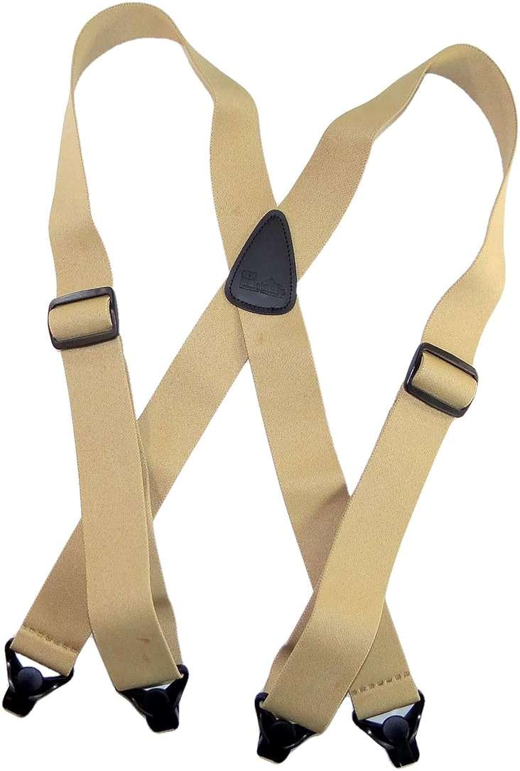 Hold-Up Suspender Co. Holdup Airport Friendly/No Buzz Suspenders with the USA patented Composite plastic gripper clasp - Image 1