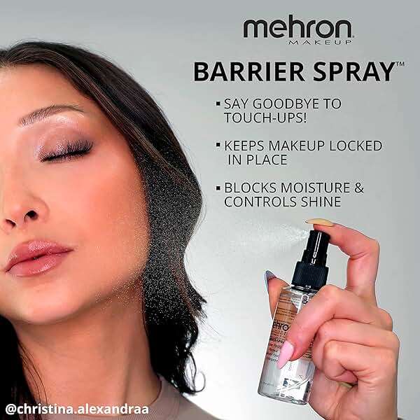 Mehron Makeup Barrier Spray | Setting Spray for Makeup | Make up Setting Spray for Face 9 fl oz (266 ml) | Made in the USA - Image 2