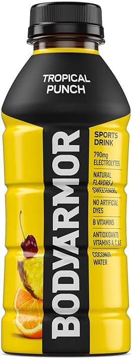 BODYARMOR Sports Drink, Tropical Punch, Electrolyte Drink Hydration, 16 Fl Oz Bottles (12 Pack), Flavored Coconut Water with B Vitamins & Antioxidants - Image 10
