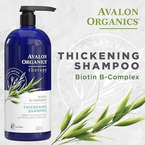 Avalon Organics Therapy Biotin B-Complex Thickening Shampoo, 32 oz - Image 3