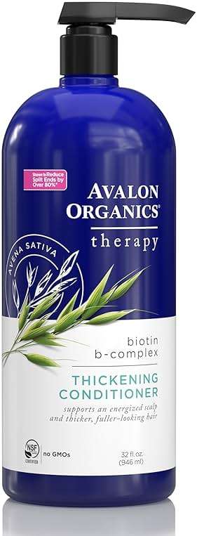 Avalon Organics Therapy Thickening Conditioner Biotin B-Complex, 32 oz - Image 1
