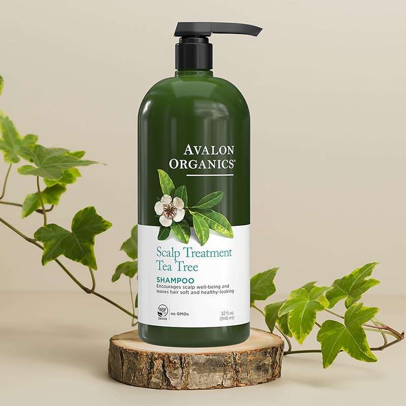 Avalon Organics Scalp Treatment Tea Tree Shampoo, Encourages Scalp Well-Being and Leaves Hair Soft, 32 Fluid Ounces - Image 6