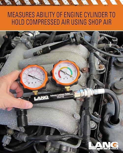 Lang Tools CLT-2 100 PSI Cylinder Leakage Tester with 2 Gauges, One Size - Image 6
