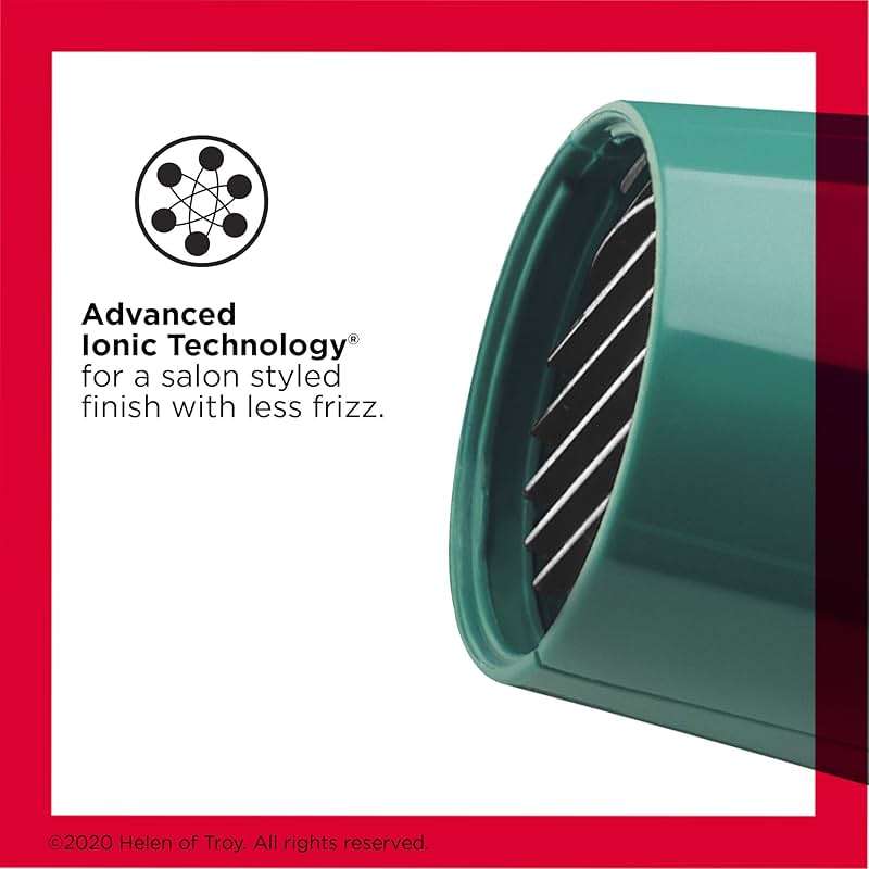 Revlon Volume Booster Hair Dryer | 1875W for Voluminous Lift and Body, (Green) - Image 2