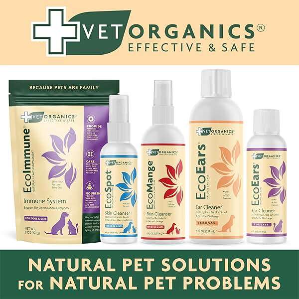 EcoEars Dog Ear Cleaner – Natural Multi-Action Formula for Ear Infection, Bad Discharge & Odor – Removes Foreign Matter & Cleans Difficult Ears - 8fl oz. - Image 8