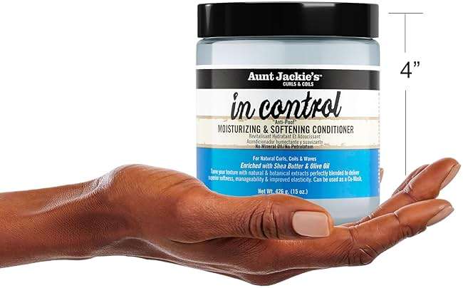 Aunt Jackie's in control 15oz - "Anti-Poof" Moisturizing & Softening Conditioner - Image 7