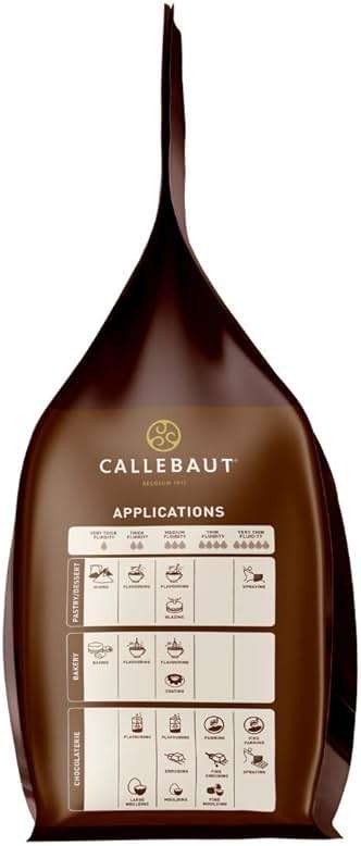 Callebaut Belgian Dark Couverture Chocolate Semisweet Callets, 54.5% - 5.5 Lbs - Image 4