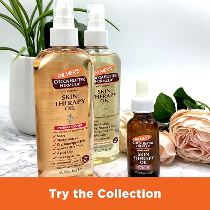 Palmer's Cocoa Butter Formula Skin Therapy Moisturizing Body Oil with Vitamin E, Rosehip Fragrance, 5.1 Ounces - Image 5