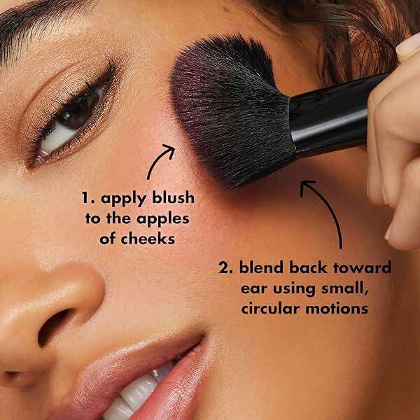e.l.f. Angled Blush Brush, Face Makeup Brush For A Sculpted Look, Great For Cream, Liquid Or Powder Blush, Bronzers & more, Vegan & Cruelty-Free - Image 4