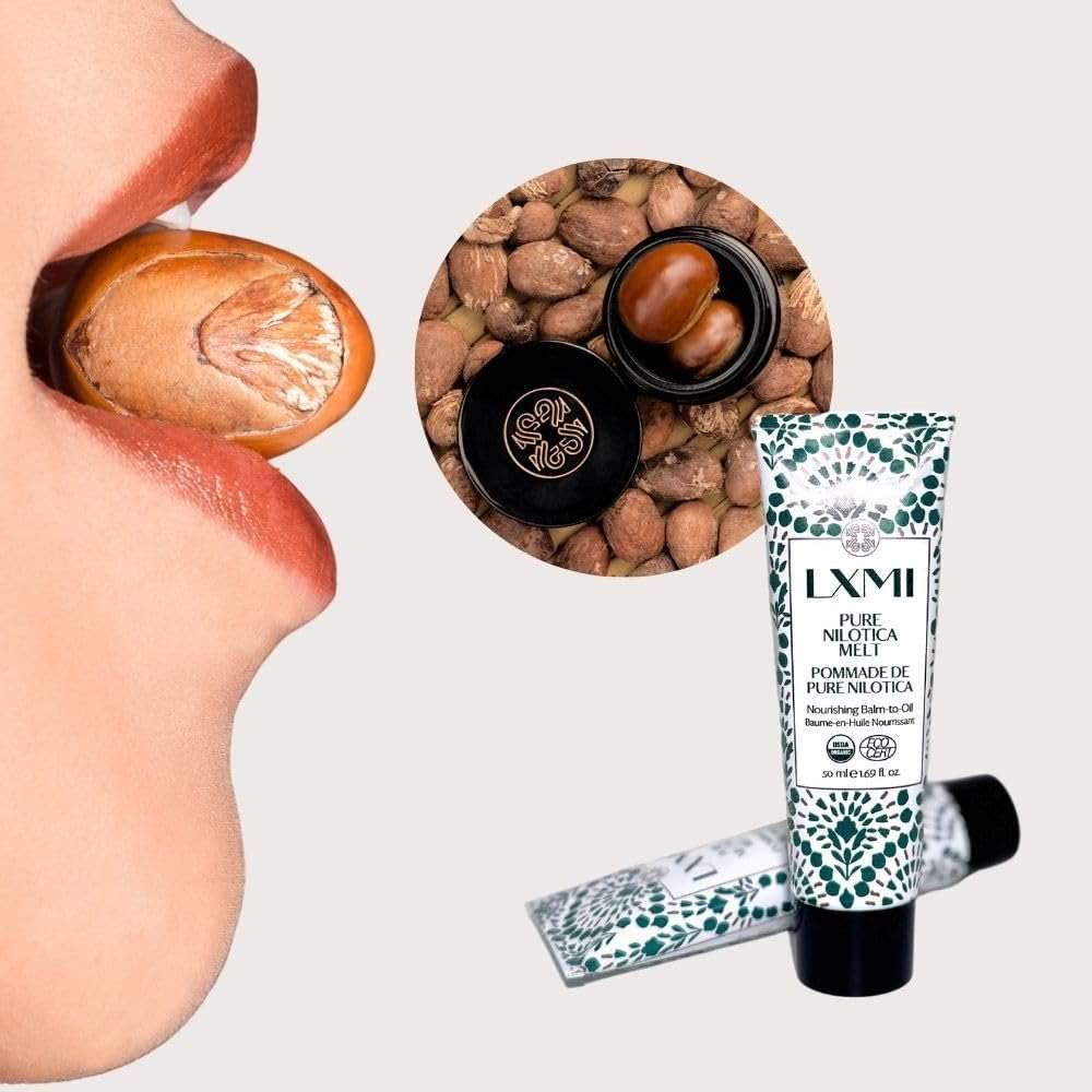 LXMI Pure Nilotica Melt Barrier Repair Balm, 100% Certified Organic, Clean Skincare | Social Impact-Sourced, Vegan, Cruelty-Free, Noncomedogenic Shea Butter Alternative | NEW PACKAGING - Image 3