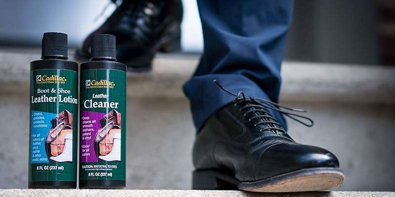 Cadillac Boot and Shoe Leather Lotion 8 Ounces - Cleans, Conditions, Protects, and Polishes Leather Footwear and Accessories - Image 3