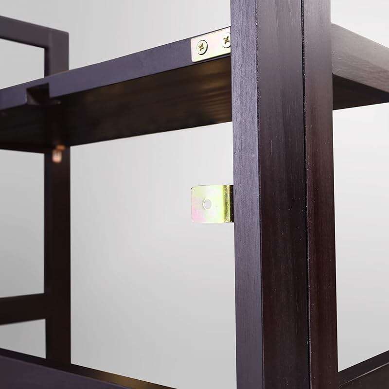 Casual Home 3-Shelf Folding Student Bookcase (20.75" Wide)-Espresso - Image 11