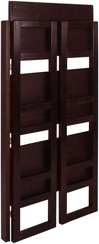 Casual Home 3-Shelf Folding Student Bookcase (20.75" Wide)-Espresso - Image 15