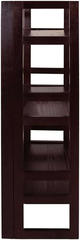Casual Home 3-Shelf Folding Student Bookcase (20.75" Wide)-Espresso - Image 16