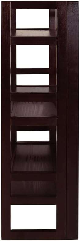 Casual Home 3-Shelf Folding Student Bookcase (20.75" Wide)-Espresso - Image 17