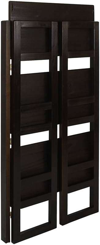 Casual Home 3-Shelf Folding Student Bookcase (20.75" Wide)-Espresso - Image 6