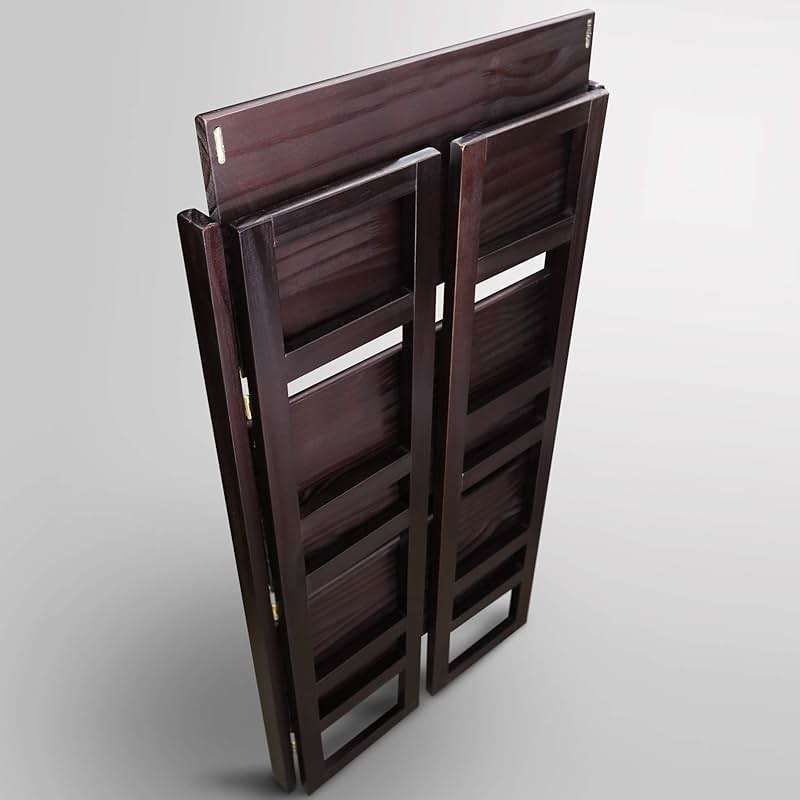 Casual Home 3-Shelf Folding Student Bookcase (20.75" Wide)-Espresso - Image 10