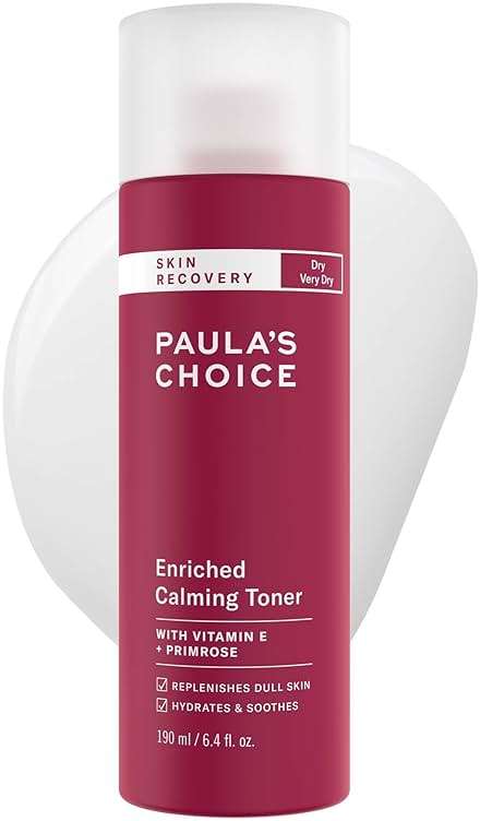 Paula's Choice Skin Recovery Calming Face Toner, Toner for Face with Hyaluronic Acid, Vitamin E & Primrose, Hydrates, Replenishes & Soothes Skin, Dry & Sensitive Skin, Frangrance Free, 6.4oz - Image 1