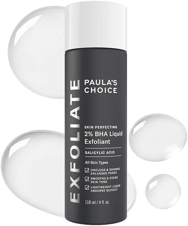Paula's Choice SKIN PERFECTING 2% BHA Liquid Exfoliant with Salicylic Acid, Facial Polish for Enlarged Pores, Wrinkles & Fine Lines, Suitable for Blackhead-Prone Skin, Fragrance-Free - Image 1