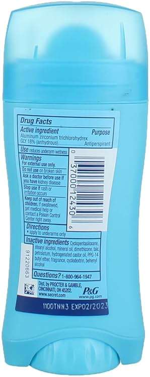 Secret Deodorant Spring Breeze Solid 2.6 Ounce (77ml) - Image 2