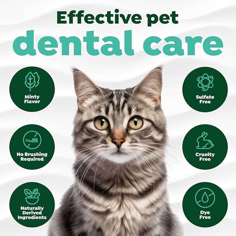 TropiClean Fresh Breath Cat Toothpaste for Teeth Cleaning, Breath Freshener, Easy to Use Plaque & Tartar Remover Gel, No Toothbrush Needed, 2oz. - Image 4