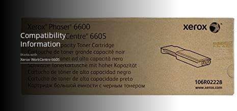 Xerox Phaser 6600/ WorkCentre 6605 Black High Capacity Toner Cartridge (8,000 Pages) - 106R02228 - Image 2