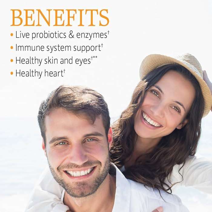 Garden of Life Vitamin Code Raw Vitamin C - 120 Capsules, 500mg Whole Food Vitamin C Capsules + Fruit & Veggie Blend & Probiotics, Supplements for Adults, Vegan, Gluten Free - Image 2