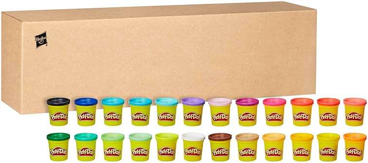Play-Doh Modeling Compound 24-Pack Case of Colors, Non-Toxic, 3 Oz Cans of Assort. Colors, Back to School Classroom Supplies, Preschool Toys, Ages 2+ (Amazon Exclusive) - Image 11