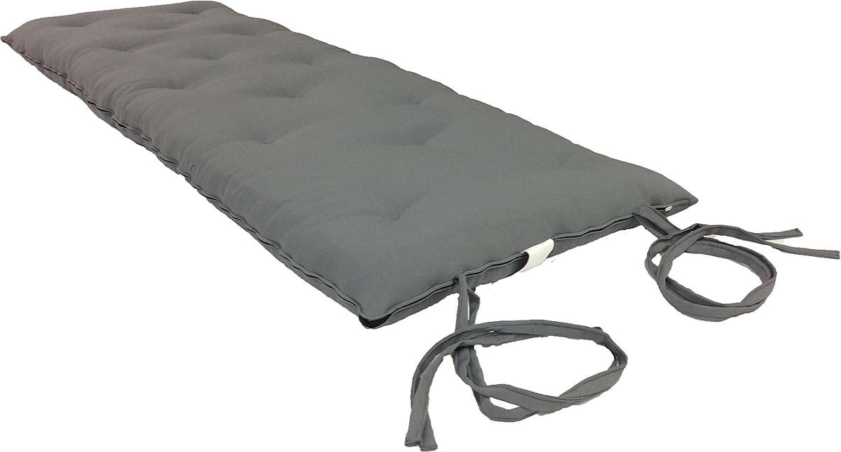 D&D Futon Furniture Cotton/Foam/Polyester Queen Size Traditional Japanese Floor Rolling Futon Mattresses 3x60x80, Gray - Image 3
