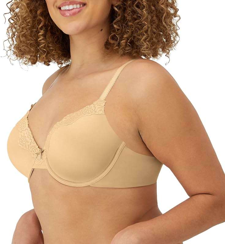 Maidenform Women's Padded Underwire Bra, Full Coverage T-Shirt Bras for Women, Convertible, Seamless (Plus - Image 2