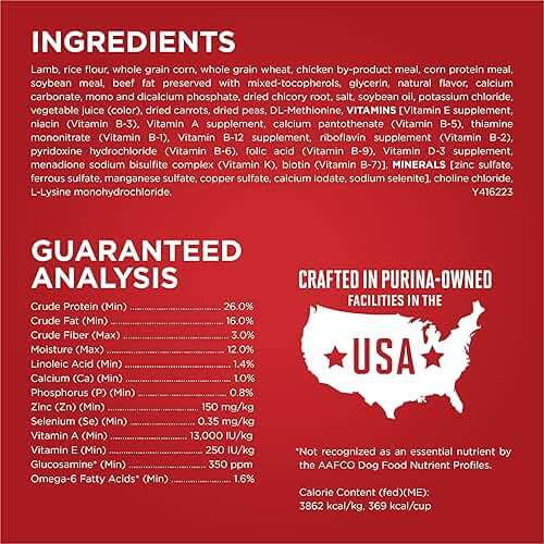 Purina ONE Dry Dog Food Lamb and Rice Formula - 31.1 lb. Bag - Image 6